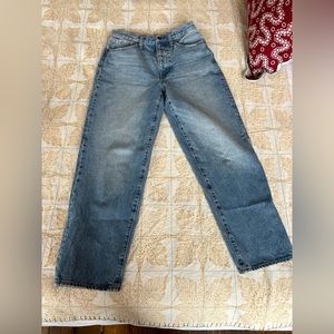 Madewell Stretch Cotton Denim Twill 5 pocket Dad Jean